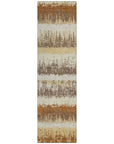 LOOMLAN Rugs Nyelle Mocha Washable Indoor-Outdoor Rug