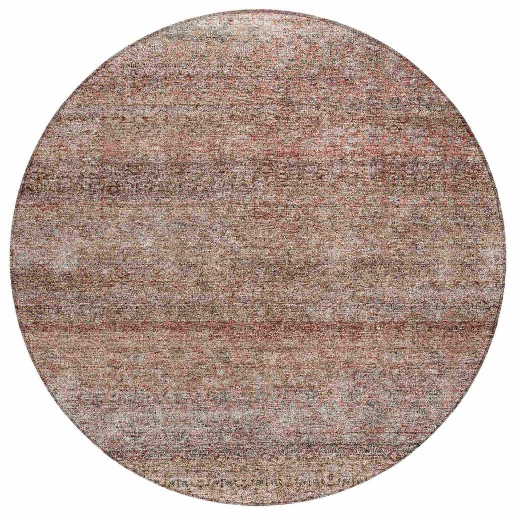 LOOMLAN Rugs Nymara Orange Washable Indoor-Outdoor Rug