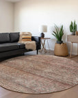 LOOMLAN Rugs Nymara Orange Washable Indoor-Outdoor Rug