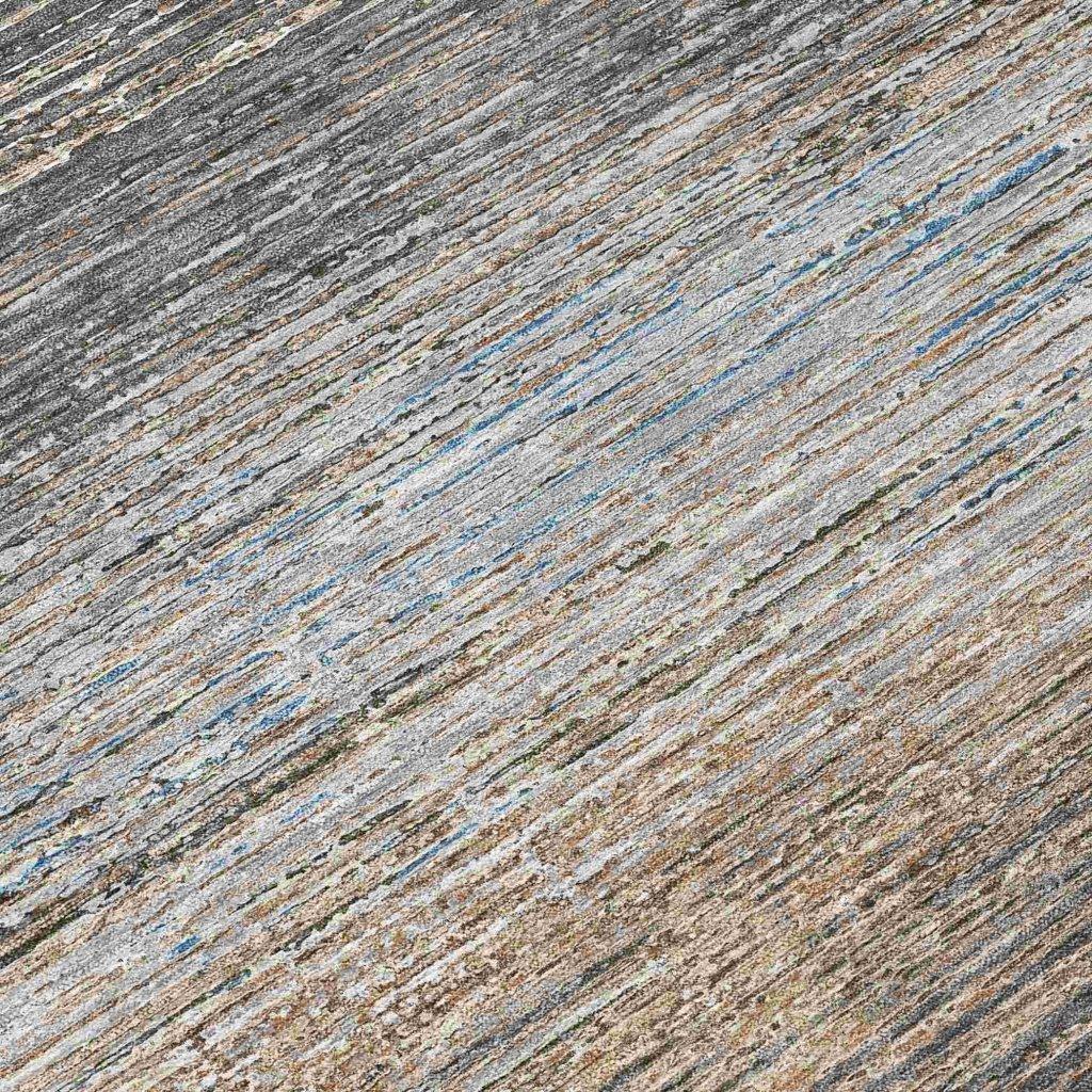 LOOMLAN Rugs Nyra Gray Washable Indoor-Outdoor Rug