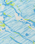 LOOMLAN Rugs Oceana Sky Washable Indoor-Outdoor Rug