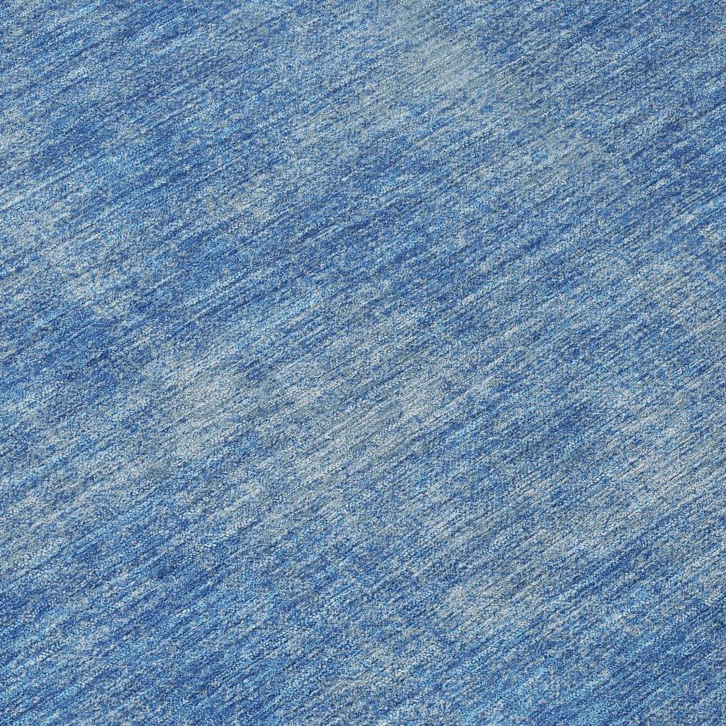 LOOMLAN Rugs Orlena Blue Washable Indoor-Outdoor Rug