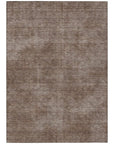 LOOMLAN Rugs Orlena Brown Washable Indoor-Outdoor Rug