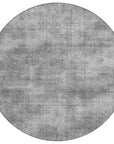 LOOMLAN Rugs Orlena Gray Washable Indoor-Outdoor Rug