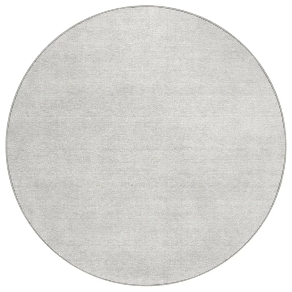 LOOMLAN Rugs Orlena Ivory Washable Indoor-Outdoor Rug