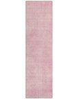LOOMLAN Rugs Orlena Pink Washable Indoor-Outdoor Rug