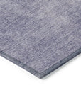 LOOMLAN Rugs Orlena Purple Washable Indoor-Outdoor Rug