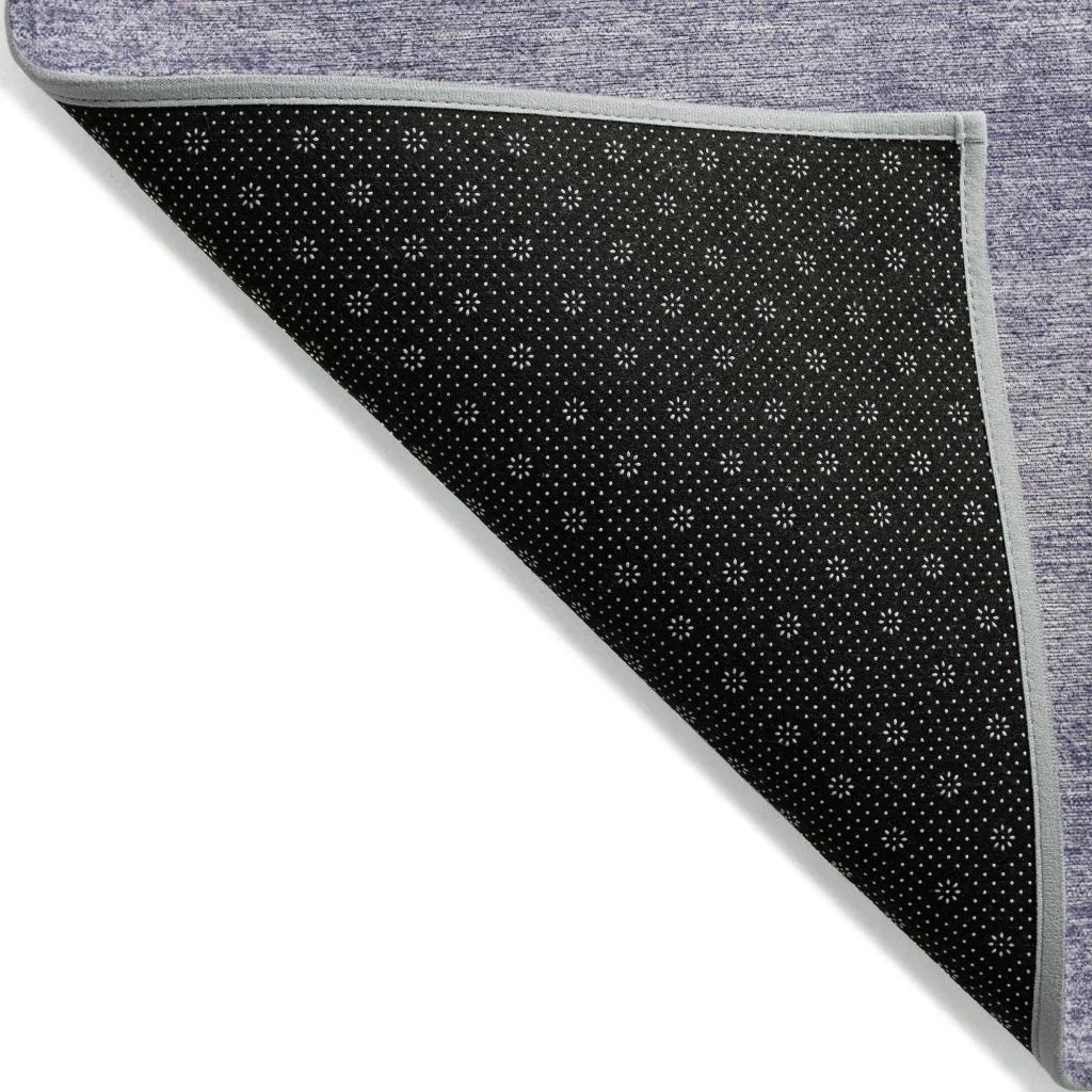 LOOMLAN Rugs Orlena Purple Washable Indoor-Outdoor Rug