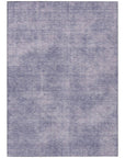 LOOMLAN Rugs Orlena Purple Washable Indoor-Outdoor Rug