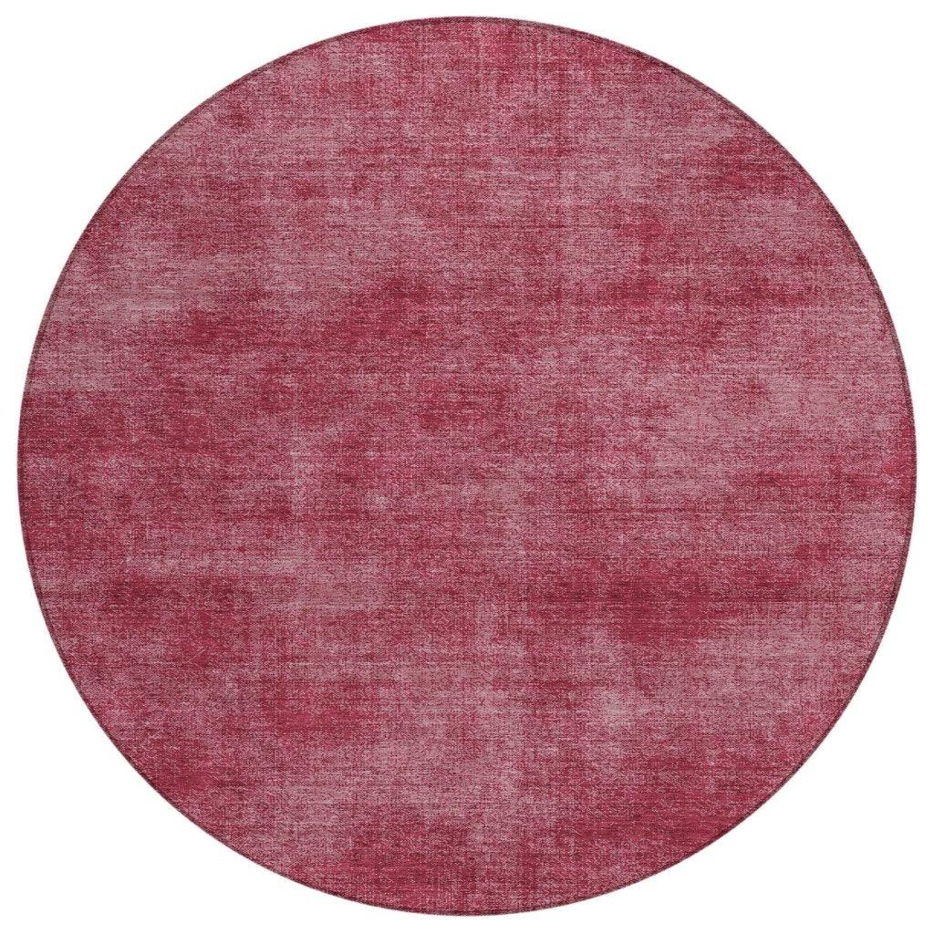 LOOMLAN Rugs Orlena Red Washable Indoor-Outdoor Rug