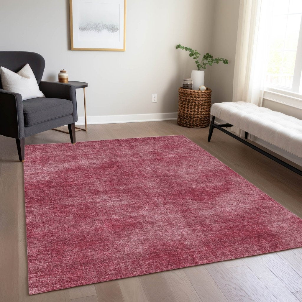 Orlena Red Washable Indoor - Outdoor Rug - LOOMLAN - LOOMLAN Rugs - Outdoor Rugs