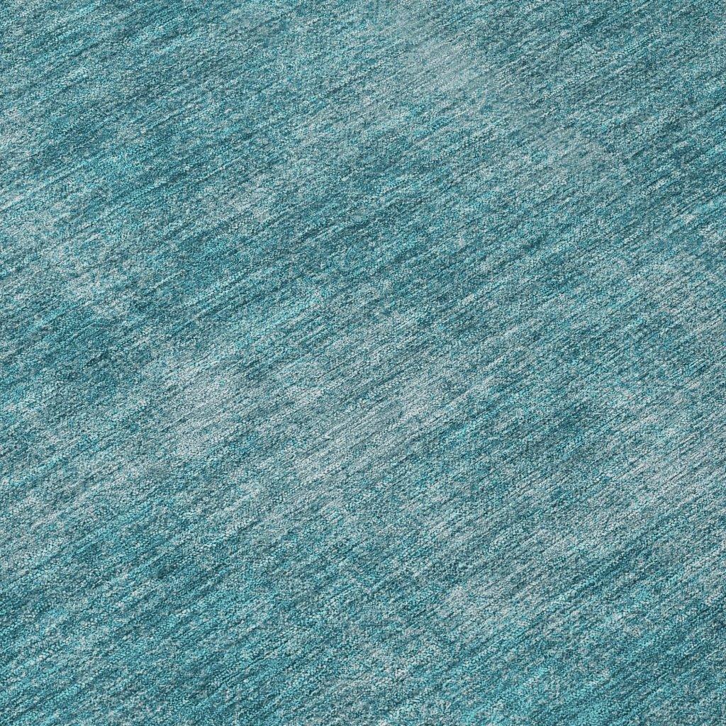 LOOMLAN Rugs Orlena Teal Washable Indoor-Outdoor Rug