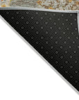 LOOMLAN Rugs Ornella Brown Washable Indoor-Outdoor Rug