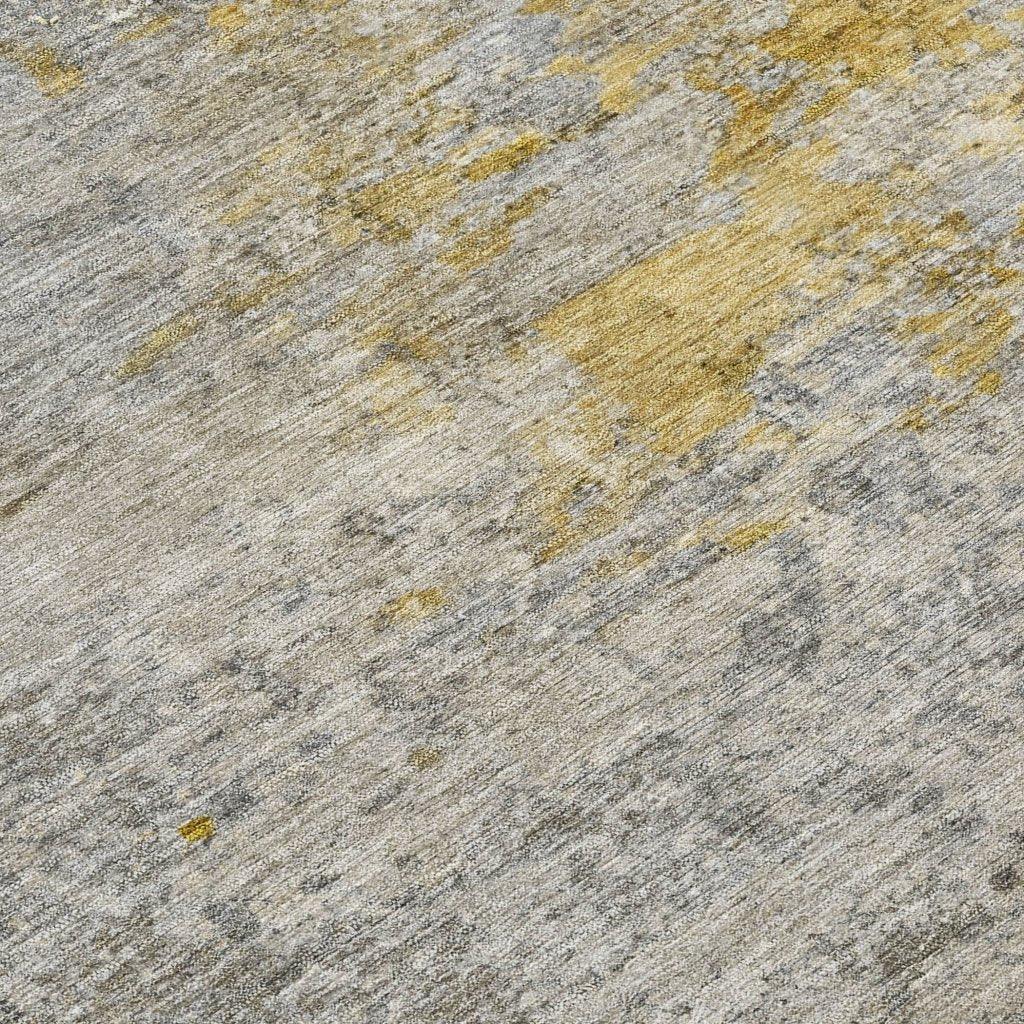 LOOMLAN Rugs Oronte Gray Washable Indoor-Outdoor Rug