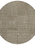 LOOMLAN Rugs Owen Brown Washable Indoor-Outdoor Rug