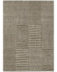 LOOMLAN Rugs Owen Brown Washable Indoor-Outdoor Rug