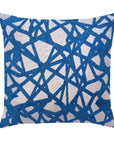 Pasha Blueberry Handmade Outdoor Pillow - LOOMLAN - Earnest Collection - Outdoor Pillows