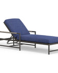 Pietra Adjustable Backrest Outdoor Chaise - LOOMLAN - Sunset West - Outdoor Chaises