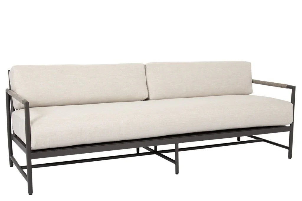 Pietra Modern Sunbrella Comfort Outdoor Couch - LOOMLAN - Sunset West - Outdoor Sofas &amp; Loveseats