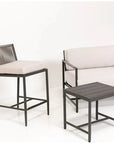 Pietra Sunbrella Comfort Outdoor Bar Stool - LOOMLAN - Sunset West - Outdoor Bar Stools