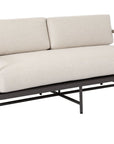 Pietra Sunbrella Modern Outdoor Loveseat - LOOMLAN - Sunset West - Outdoor Sofas & Loveseats