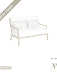 Pillow: Made-to-Order Accent Pillow, Nicoya Deep Seating Cushioned Loveseat