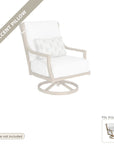 Pillow: Made-to-Order Accent Pillow, Nicoya High Back Swivel Rocking Lounge Chair with Sunbrella Cushions