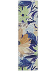 LOOMLAN Rugs Plyven Blue Washable Indoor-Outdoor Rug