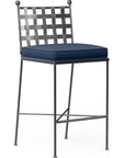 Provence Sunbrella Outdoor Bar Stool - LOOMLAN - Sunset West - Outdoor Bar Stools