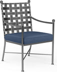 Provence Sunbrella Outdoor Dining Chair 2PC - LOOMLAN - Sunset West - Outdoor Dining Chairs