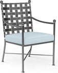 Provence Sunbrella Outdoor Dining Chair 2PC - LOOMLAN - Sunset West - Outdoor Dining Chairs
