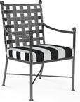 Provence Sunbrella Outdoor Dining Chair 2PC - LOOMLAN - Sunset West - Outdoor Dining Chairs