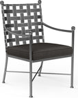 Provence Sunbrella Outdoor Dining Chair 2PC - LOOMLAN - Sunset West - Outdoor Dining Chairs