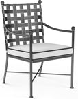 Provence Sunbrella Outdoor Dining Chair 2PC - LOOMLAN - Sunset West - Outdoor Dining Chairs