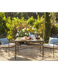 Provence Sunbrella Outdoor Dining Chair 2PC - LOOMLAN - Sunset West - Outdoor Dining Chairs