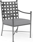 Provence Sunbrella Outdoor Dining Chair 2PC - LOOMLAN - Sunset West - Outdoor Dining Chairs