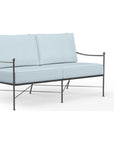 Provence Sunbrella Outdoor Loveseat - LOOMLAN - Sunset West - Outdoor Sofas & Loveseats