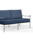 Provence Sunbrella Outdoor Loveseat - LOOMLAN - Sunset West - Outdoor Sofas & Loveseats