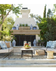 Provence Sunbrella Outdoor Loveseat - LOOMLAN - Sunset West - Outdoor Sofas & Loveseats