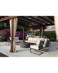 Provence Sunbrella Outdoor Loveseat - LOOMLAN - Sunset West - Outdoor Sofas & Loveseats