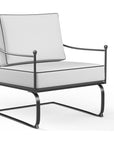 Provence Sunbrella Rocking Outdoor Club Chair - LOOMLAN - Sunset West - Outdoor Accent Chairs