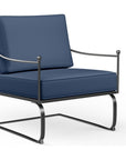 Provence Sunbrella Rocking Outdoor Club Chair - LOOMLAN - Sunset West - Outdoor Accent Chairs