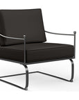 Provence Sunbrella Rocking Outdoor Club Chair - LOOMLAN - Sunset West - Outdoor Accent Chairs