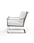 Provence Sunbrella Rocking Outdoor Club Chair - LOOMLAN - Sunset West - Outdoor Accent Chairs