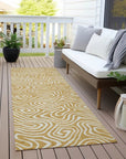 LOOMLAN Rugs Raya Gold Washable Indoor-Outdoor Rug