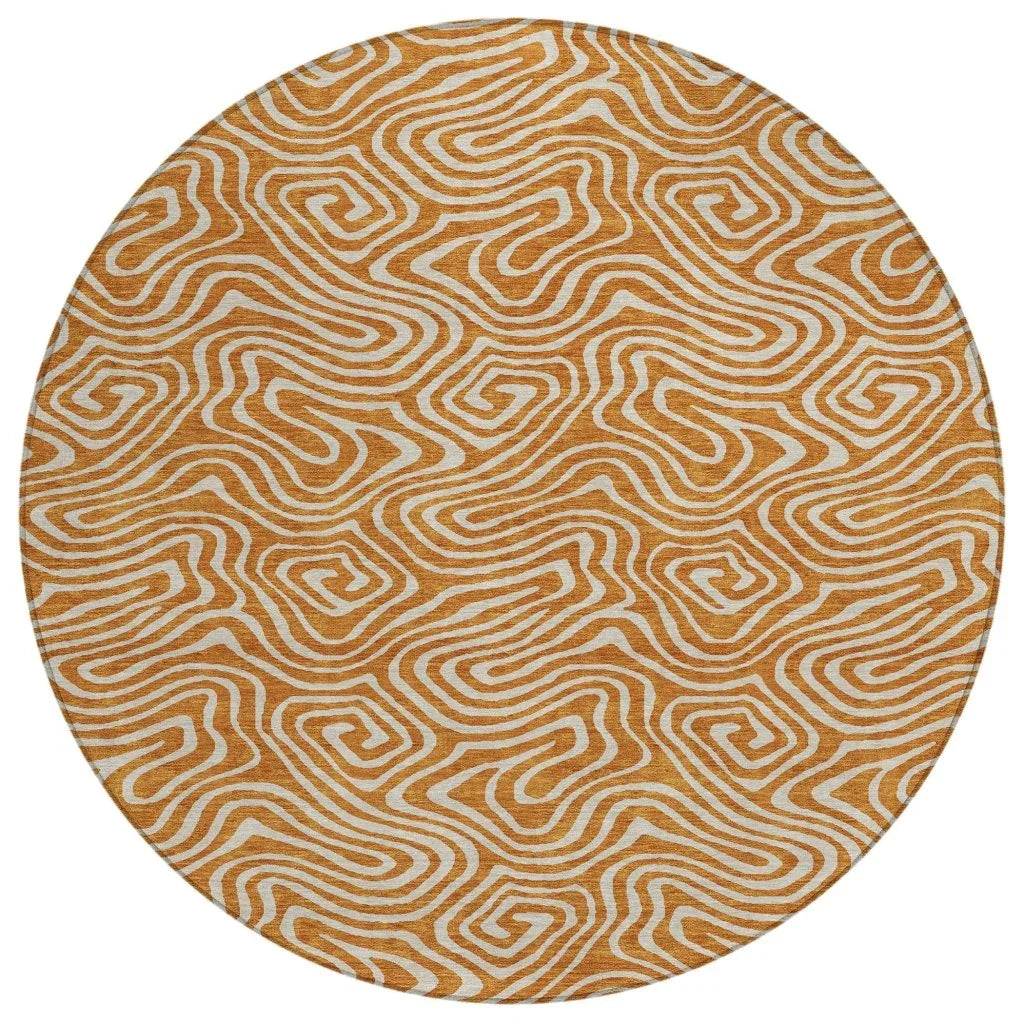 LOOMLAN Rugs Raya Paprika Washable Indoor-Outdoor Rug