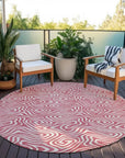 LOOMLAN Rugs Raya Pink Washable Indoor-Outdoor Rug
