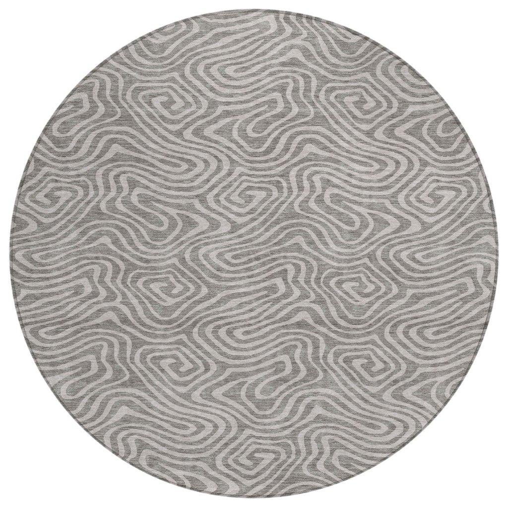 LOOMLAN Rugs Raya Taupe Washable Indoor-Outdoor Rug