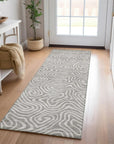 LOOMLAN Rugs Raya Taupe Washable Indoor-Outdoor Rug