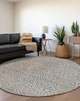 LOOMLAN Rugs Raya Taupe Washable Indoor-Outdoor Rug